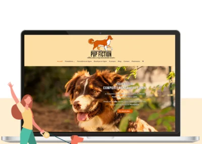 Création site internet pour éducateur canin comportementaliste Saint Brieuc • Lannion • Morlaix • Guingamp • Tréguier • Paimpol