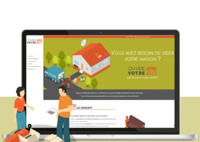 Création site internet brocanteur immobilier • Saint Brieuc • Lannion • Morlaix • Guingamp • Tréguier • Paimpol